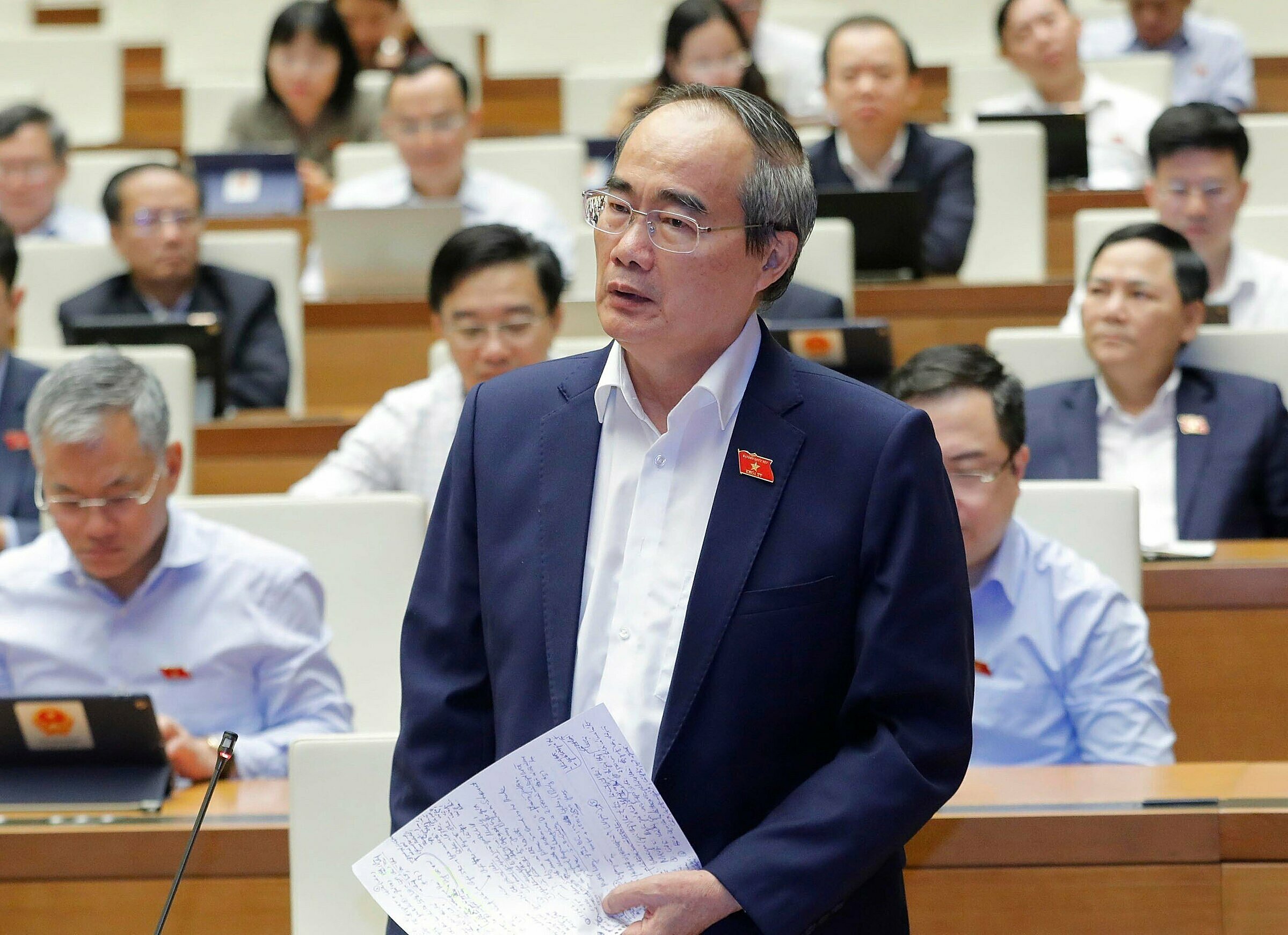 060420230815-z4241529616967-d3-5405-1775-1684986354 Đại biểu Nguyễn Thiện Nhân. Ảnh: Media Quốc hội