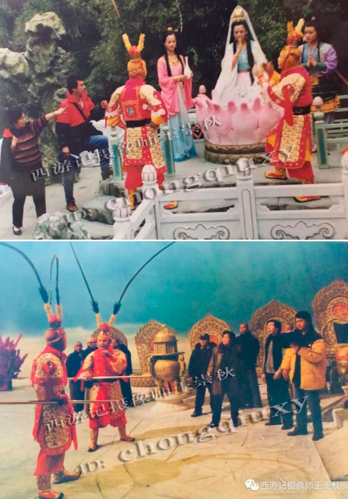 hau-truong-8245-1684225565-168-8343-7410-1684230244 Êkíp khi quay Thật, giả Mỹ Hầu Vương. Ảnh: Wang Chongqiu