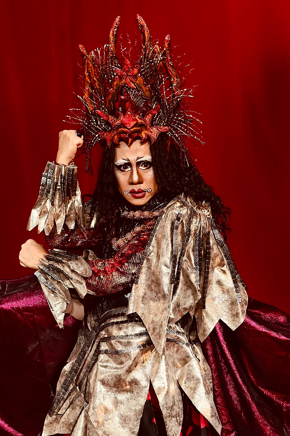 thanh-loc-1-2409-1683878294 Tạo hình Thành Lộc trong vai ác tiên Mắc Ma - gương mặt được mong chờ nhất vở. Ảnh: Idecaf