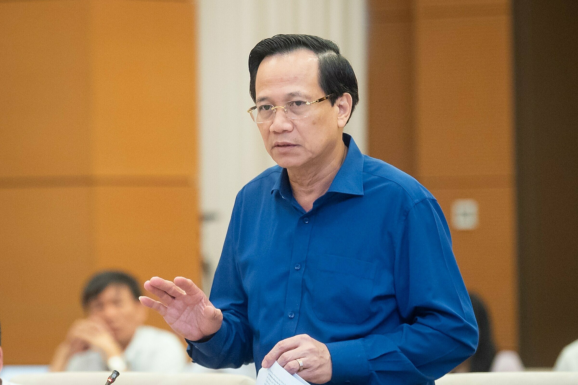 6ac4cd657479a627ff68-169224460-8310-8948-1692244649 Bộ trưởng Lao động Thương binh và Xã hội Đào Ngọc Dung. Ảnh: Hoàng Phong