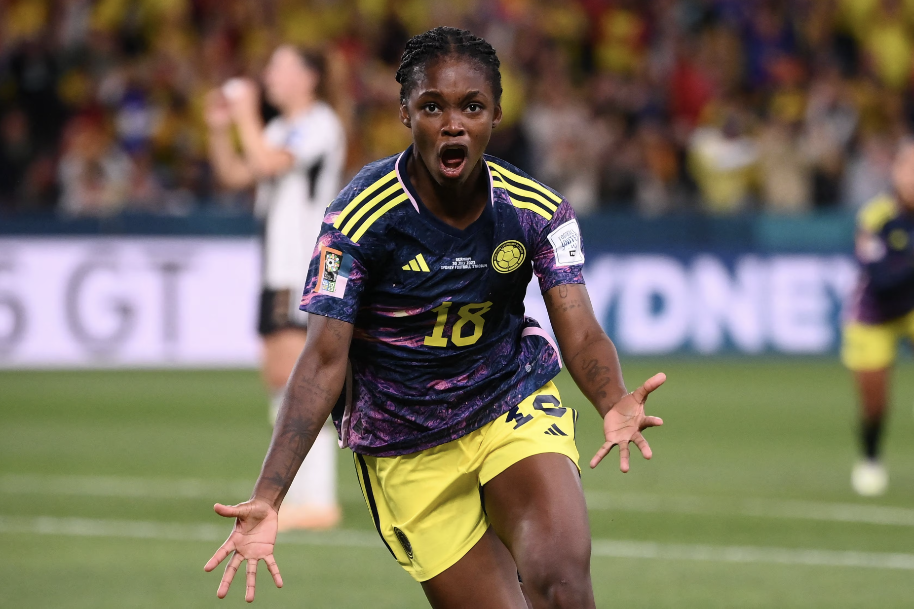 Caicedo được so sánh với huyền thoại Marta khi toả sáng ở World Cup 2023. Ảnh: AFP