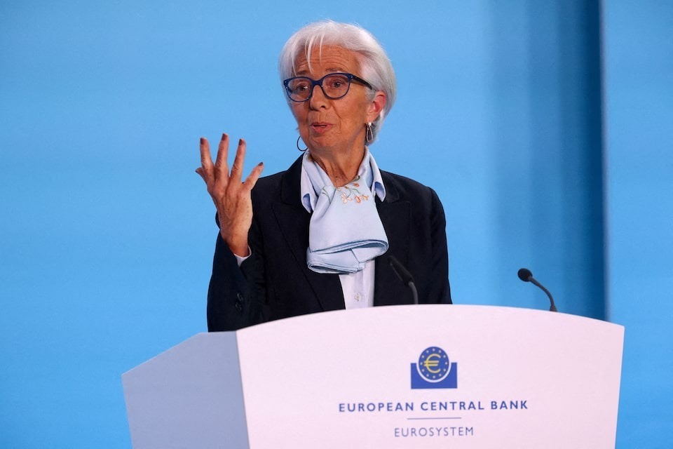 ecb-4530-1717678651-7899-1721313474 Chủ tịch ECB Christine Lagarde trong một cuộc họp ở Frankfurt (Đức) tháng 4/2024. Ảnh: Reuters