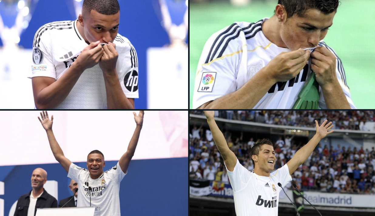Kylian Mbappe và những khoảng khắc gợi nhớ Ronaldo ở lễ ra mắt Real Madrid.