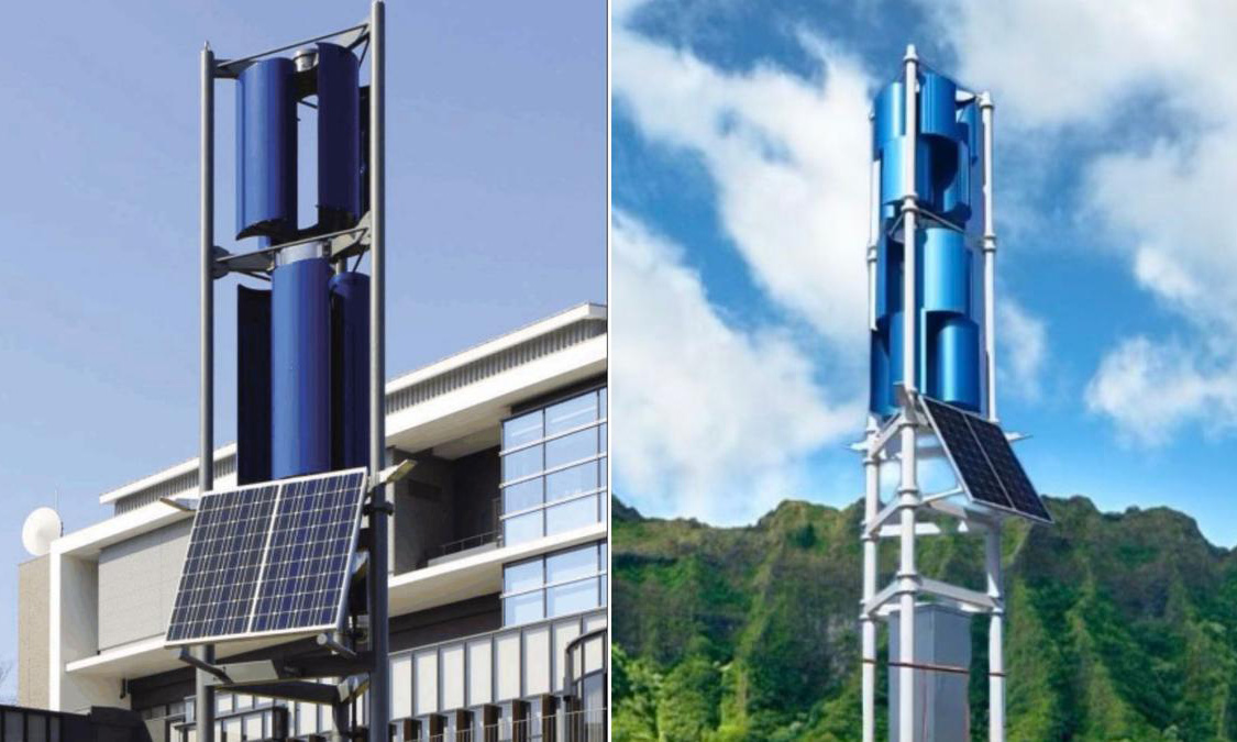 Các mẫu turbine gió VCCT. Ảnh: Kanao Winds