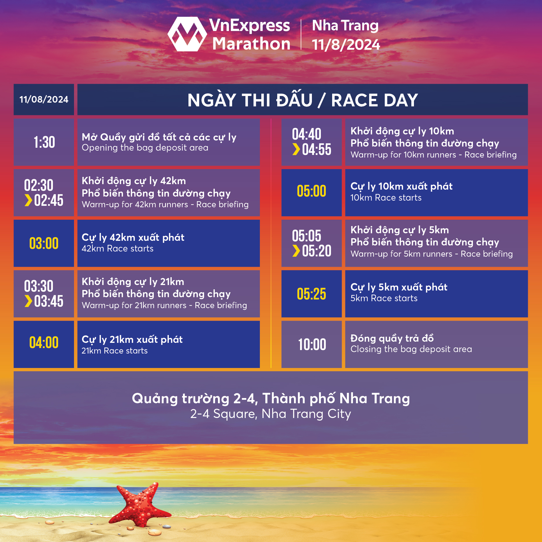 454006876-840771821454755-6550-3592-8361-1723001844 Thời gian thi đấu các cự ly.