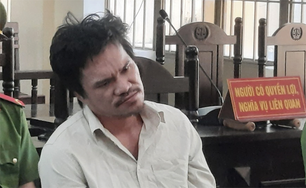 Nguyễn Văn Ninh tại phiên tòa sơ thẩm sáng 6/8. Ảnh: Đắc Thành