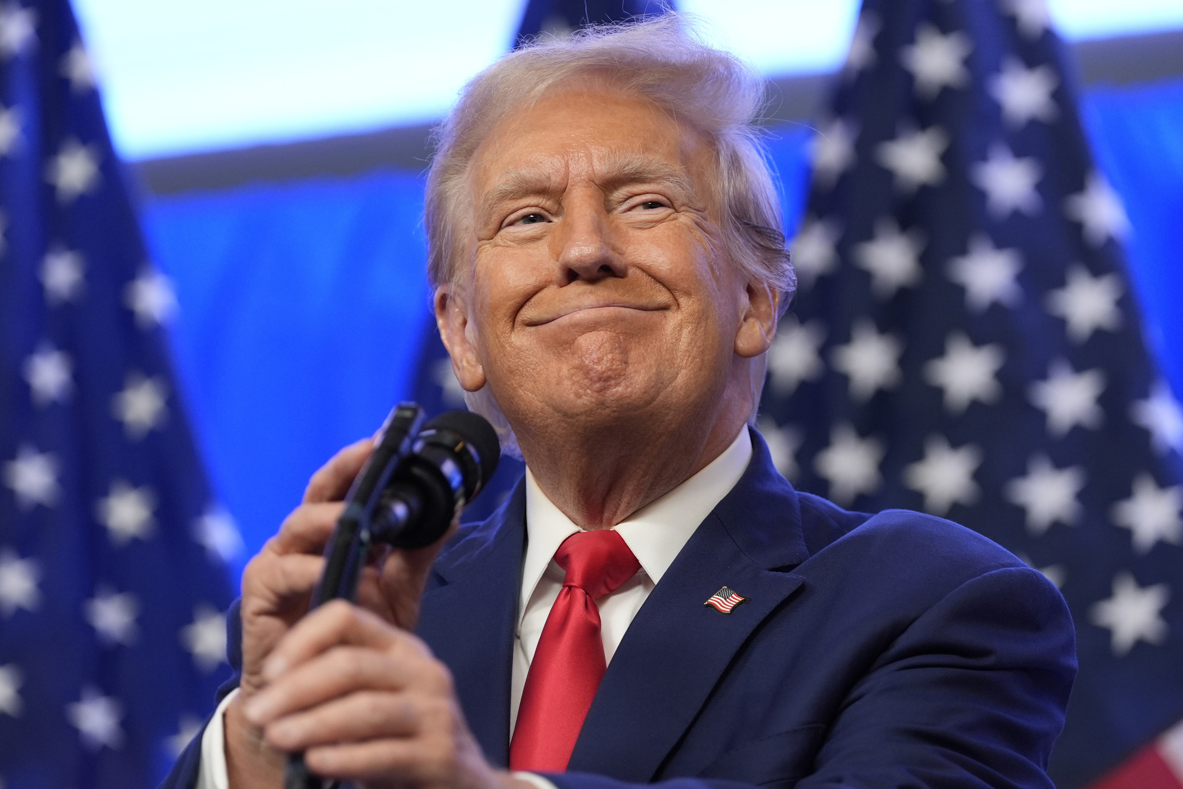 Cựu tổng thống Donald Trump tại sự kiện ở Câu lạc bộ golf quốc gia Trump tại Bedminster, bang New Jersey ngày 15/8. Ảnh: AP