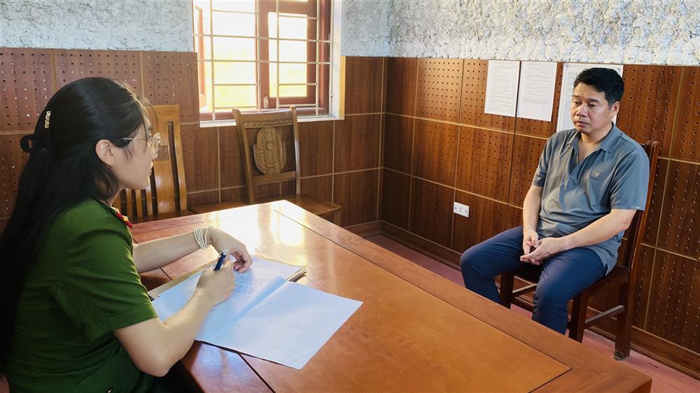 ls1-1910-1723217937 Bị can Phạm Việt Cường tại cơ quan điều tra. Ảnh: Bộ Công an