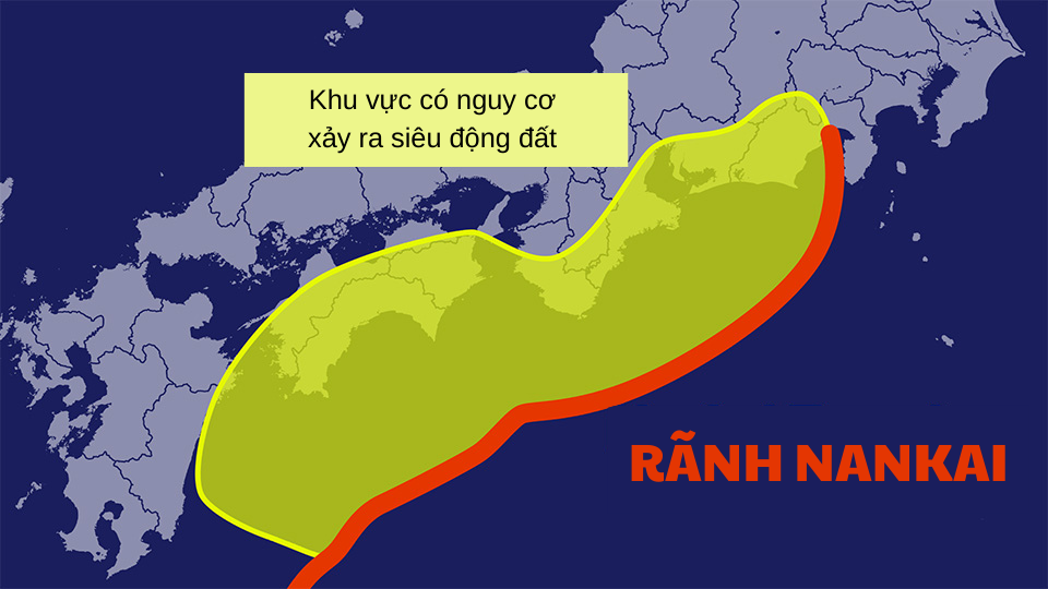 ranh-nankai-2-7772-1723179006-2050-1723524200-1 Vị trí rãnh Nankai và khu vực có nguy cơ xảy ra siêu động đất. Đồ họa: NHK