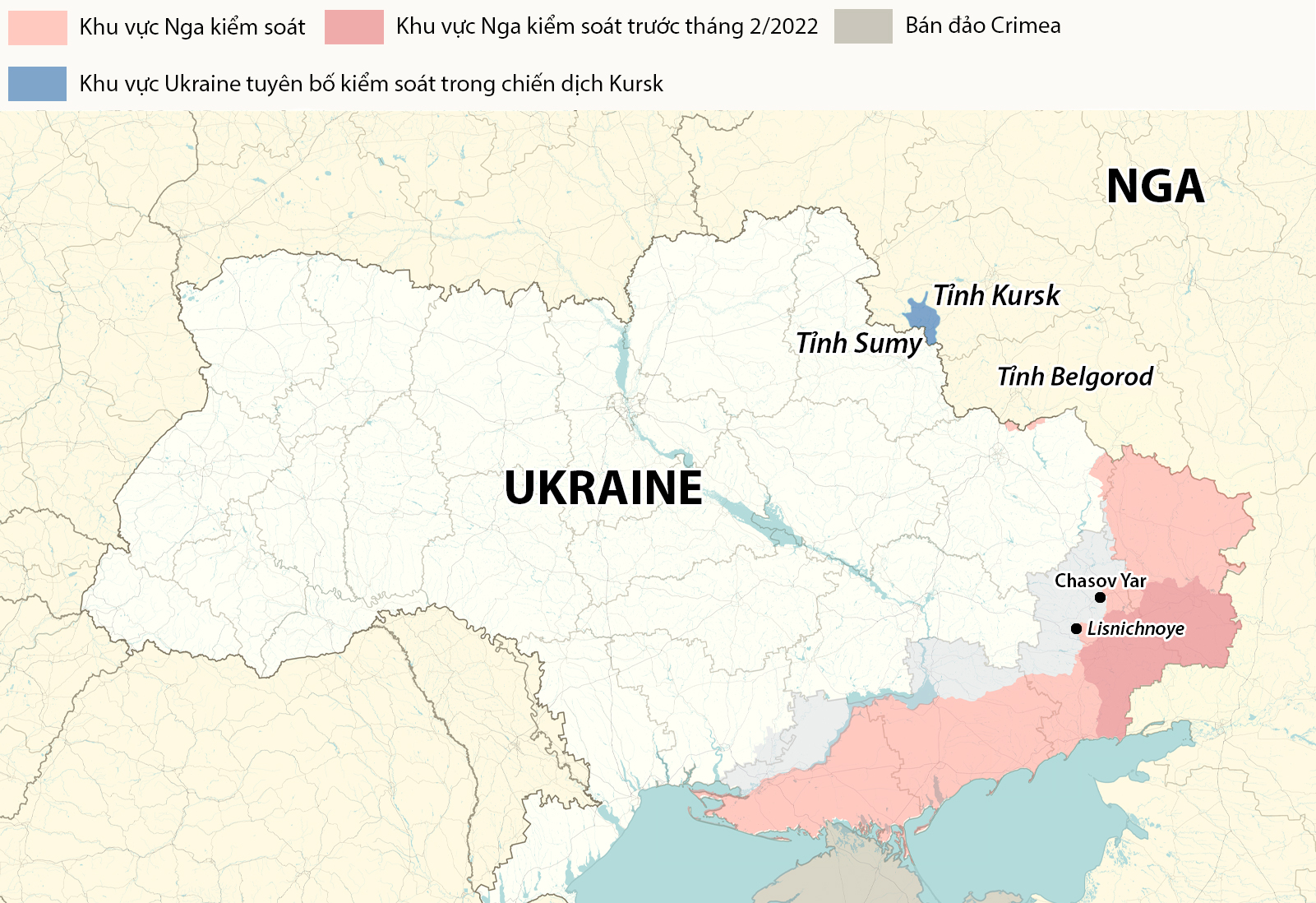 Vị trí tỉnh Sumy. Đồ họa: RYV