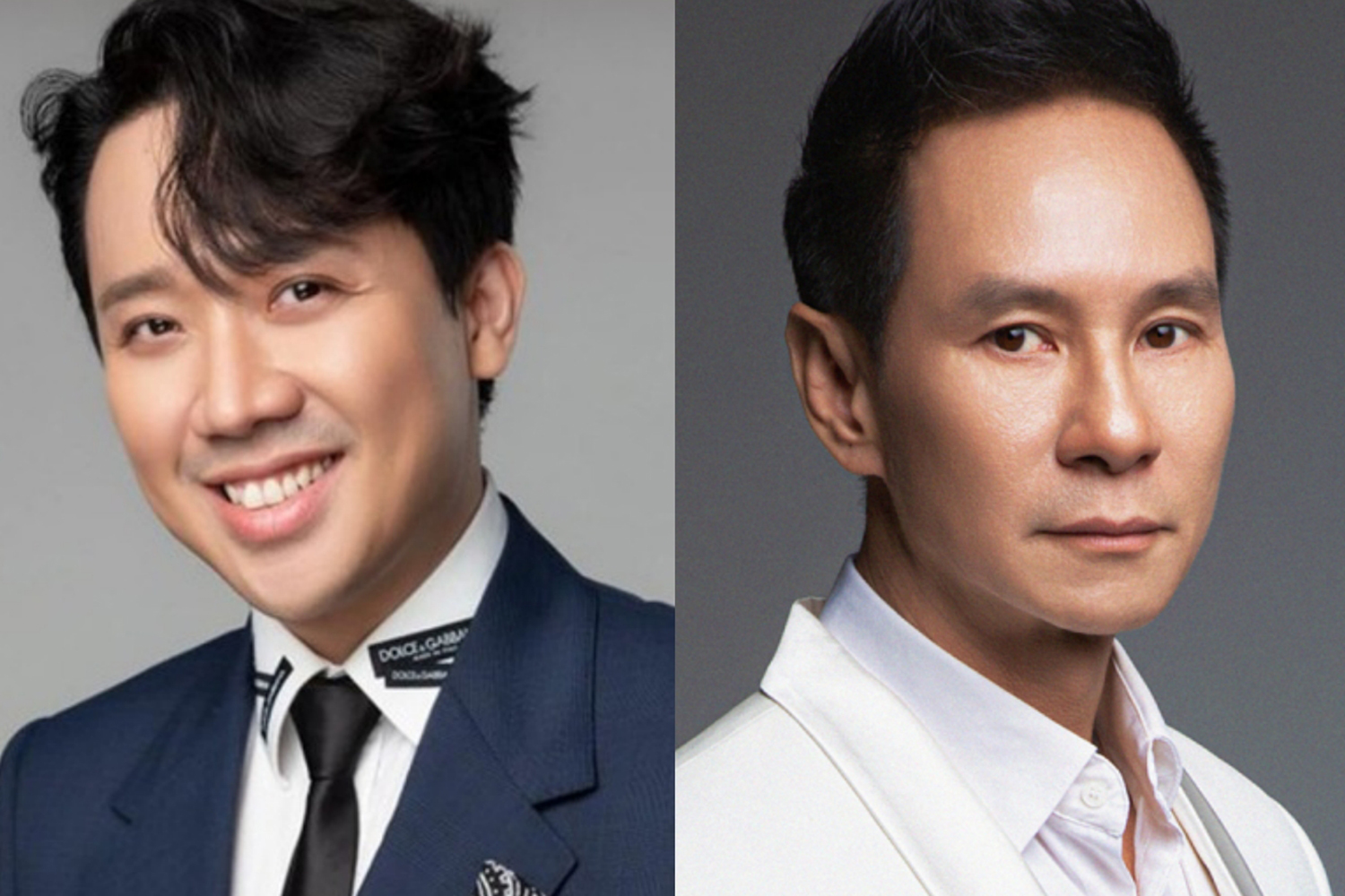 Trấn Thành (trái) và Lý Hải là hai nhà sản xuất thắng lớn của phim Việt nửa đầu năm. Ảnh: Nhân vật cung cấp