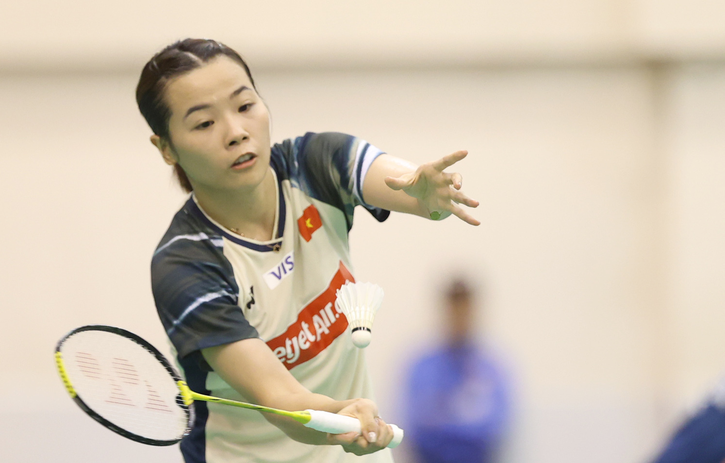 nguyen-thuy-linh038-jpg-5872-1726635138-1 Nguyễn Thuỳ Linh thắng chật vật vòng một China Open 2024. Ảnh: Đức Đồng.