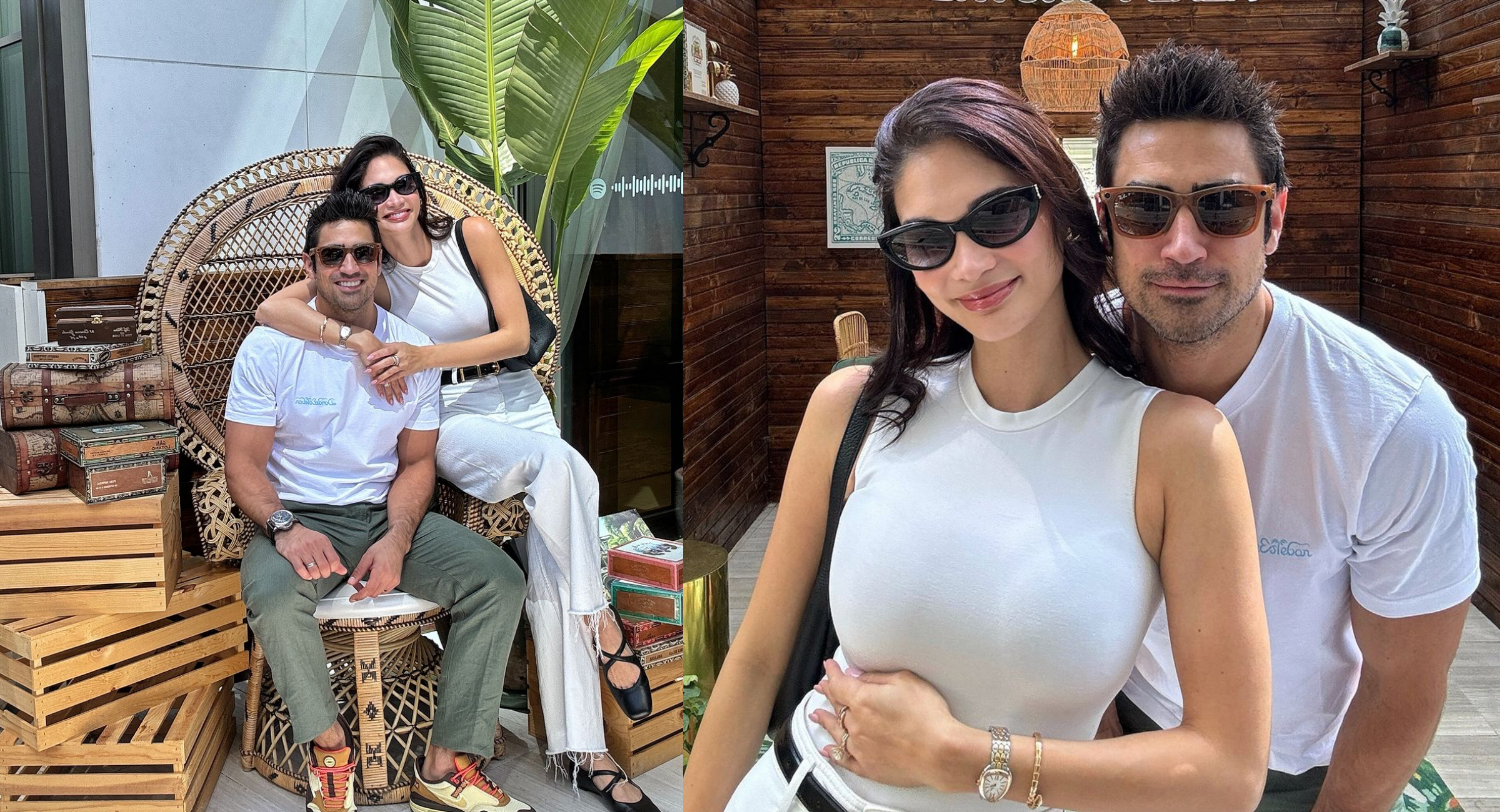 Loạt ảnh mới nhất của vợ chồng Pia Wurtzbach - Jeremy Jauncey tại Mỹ. Ảnh: Instagram Pia Wurtzbach, Jeremy Jaunce