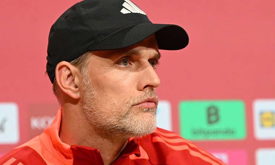 tuchel-1725634836-5207-1725634949-1 HLV Thomas Tuchel trong họp báo sau trận Bayern Munich gặp Wolfsburg trên sân Allianz, thành phố Munich, Đức ở Bundesliga ngày 12/5/2024. Ảnh: Reuters