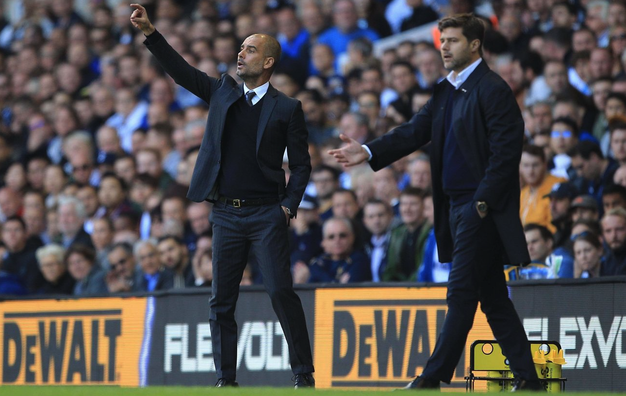 screenshot-2024-09-24-at-19-28-6318-2552-1727180983 Guardiola và Pochettino so tài trong một trận đấu giữa Man City và Tottenham ở Ngoại hạng Anh vào năm 2016. Ảnh: Shutterstoc