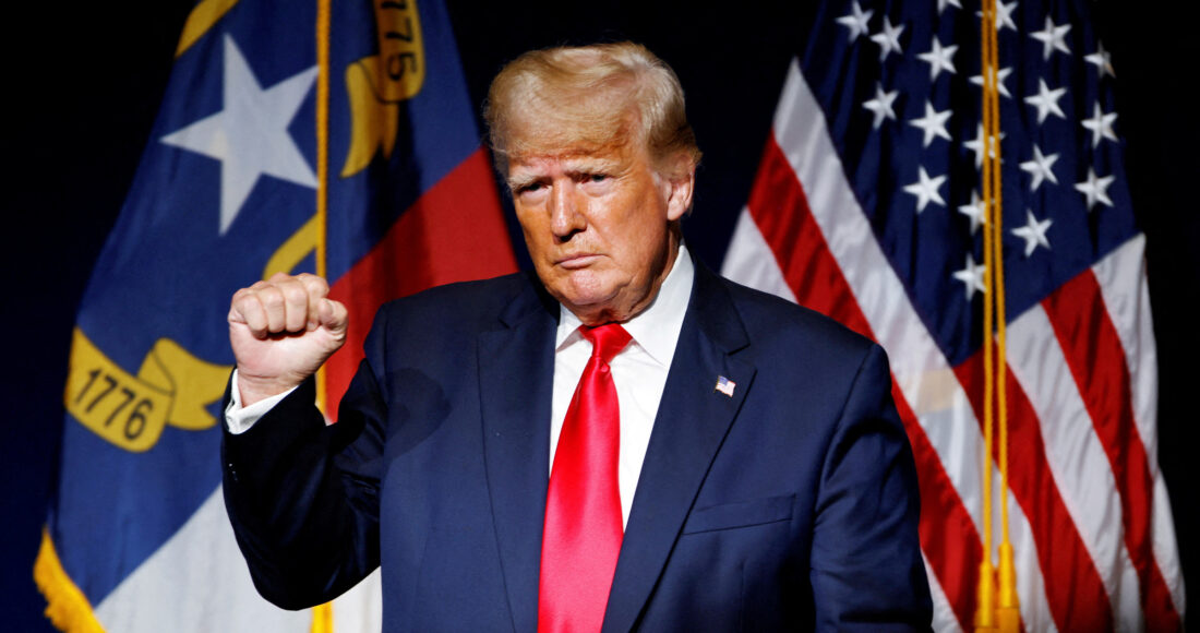 Cựu tổng thống Mỹ Donald Trump tại Greenville, North Carolina, hồi tháng 6/2021. Ảnh: Reuters