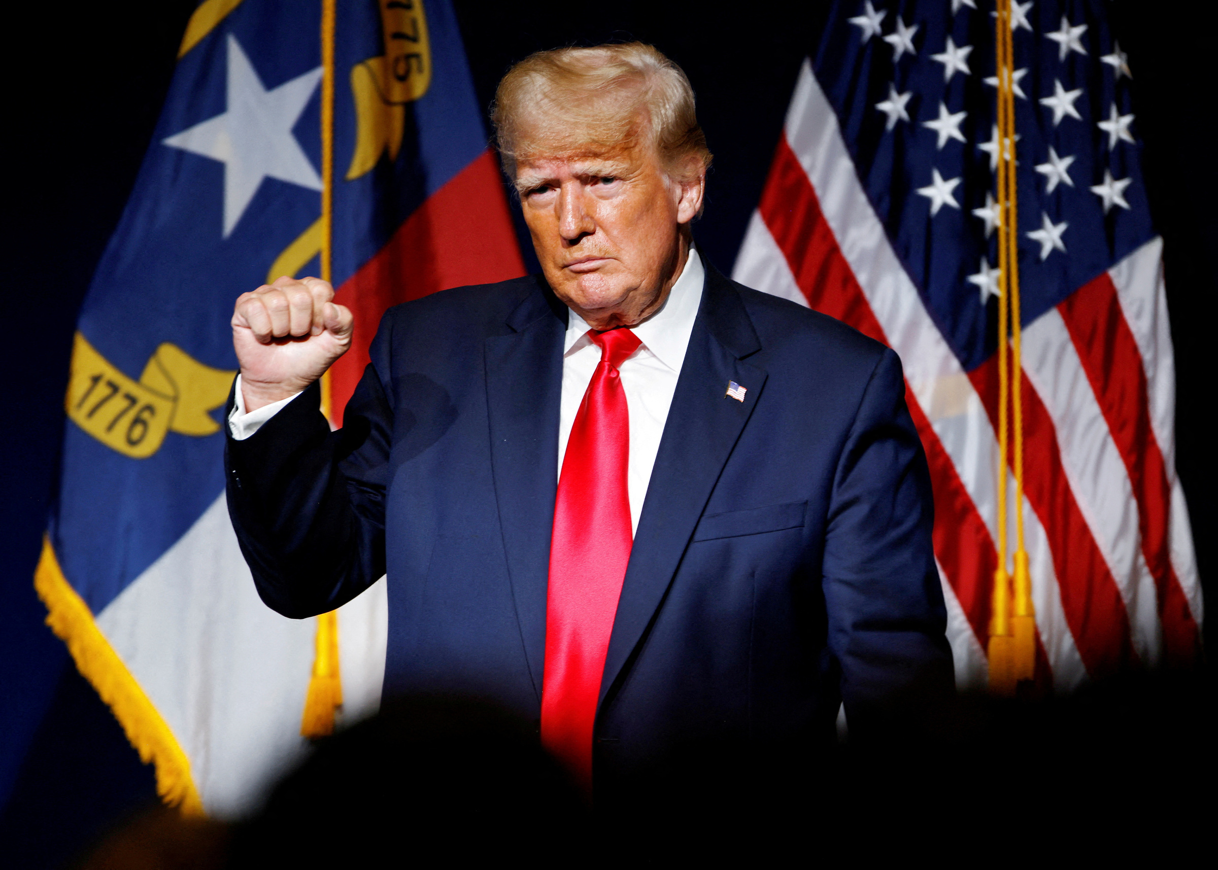 Cựu tổng thống Mỹ Donald Trump tại Greenville, North Carolina, hồi tháng 6/2021. Ảnh: Reuters
