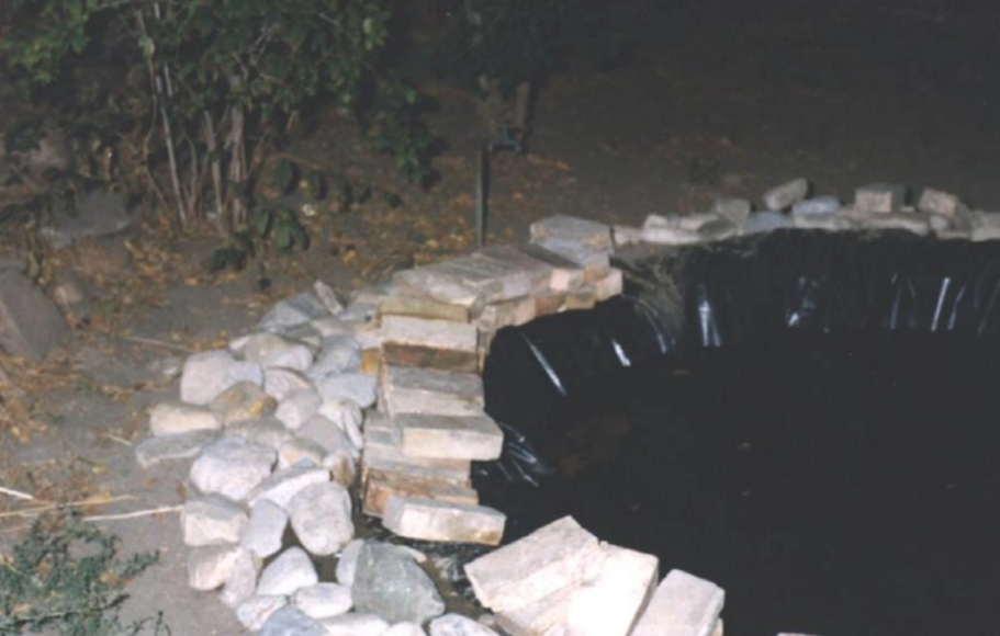 Ao cá koi - nơi phát hiện thi thể Pamela Mead. Ảnh: Abc4