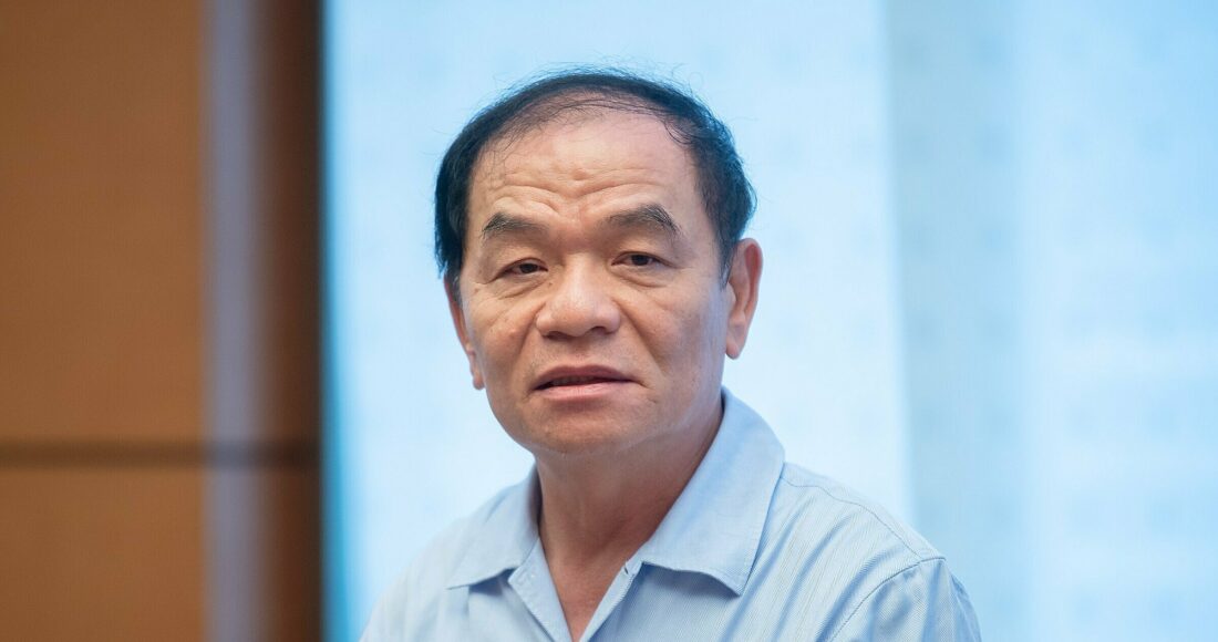 Đại biểu Lê Thanh Vân (thường trực Ủy ban Tài chính - Ngân sách) phát biểu sáng 25/5. Ảnh: Phạm Thắng