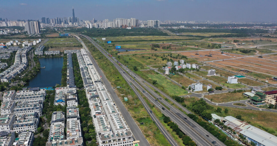 Bất động sản khu Đông TP HCM quanh khu vực Thủ Thiêm. Ảnh: Quỳnh Trần