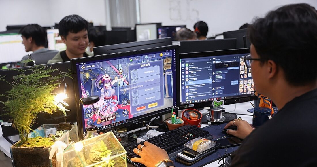 Studio phát triển game của một nhà phát hành nổi tiếng tại Việt Nam. Ảnh:Quỳnh Trần.