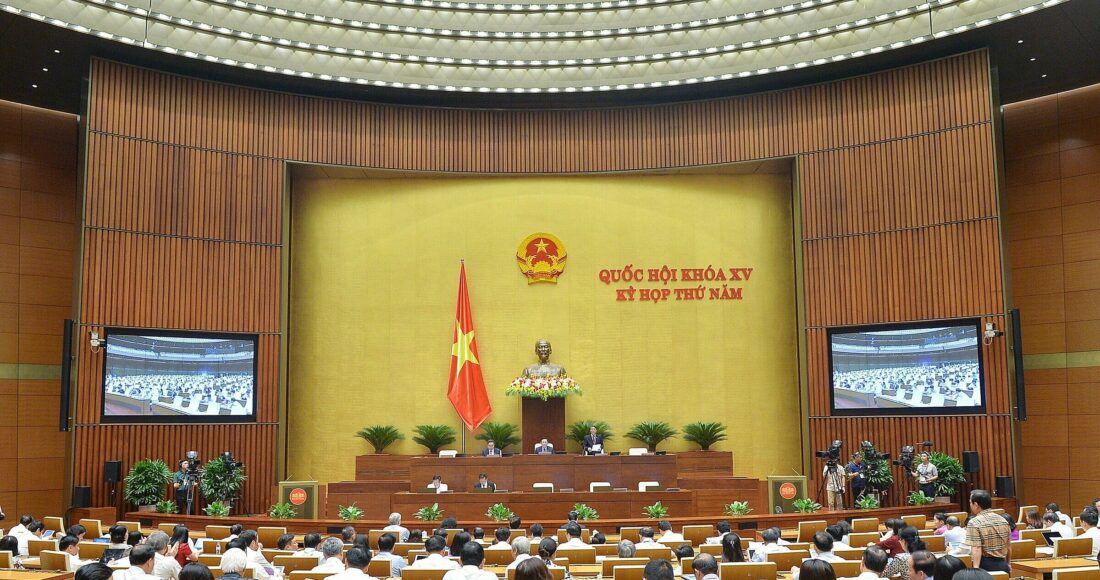 Quang cảnh ngày làm việc 24/5, kỳ họp thứ 5. Ảnh: Media Quốc hội