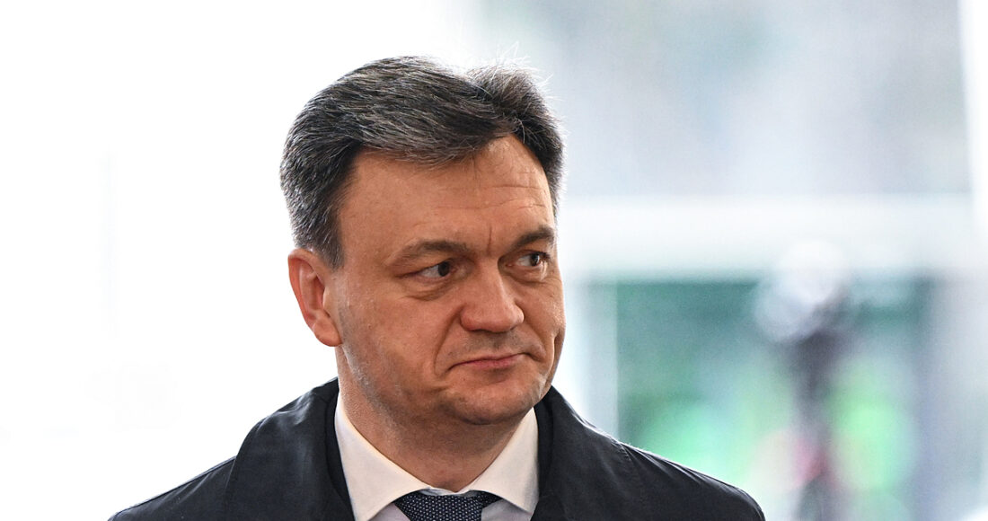 Thủ tướng Moldova Dorin Recean tại Bucharest, Romania hồi tháng 3. Ảnh: AFP