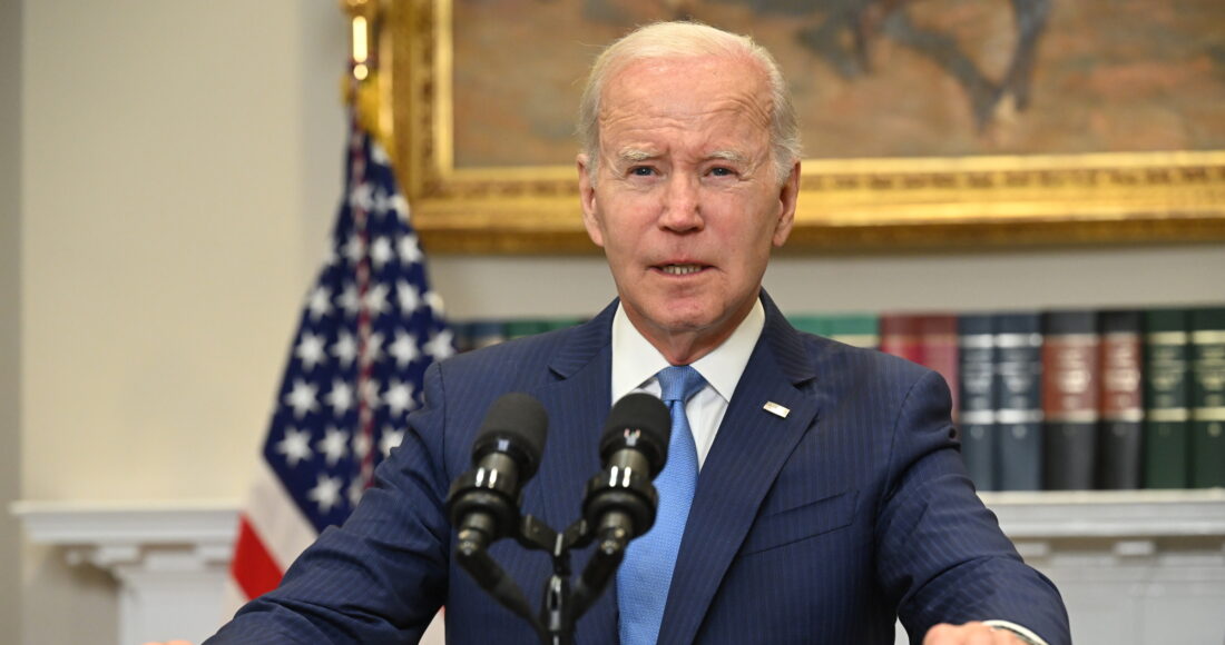 Tổng thống Joe Biden phát biểu tại Nhà Trắng ngày 17/5. Ảnh: AFP