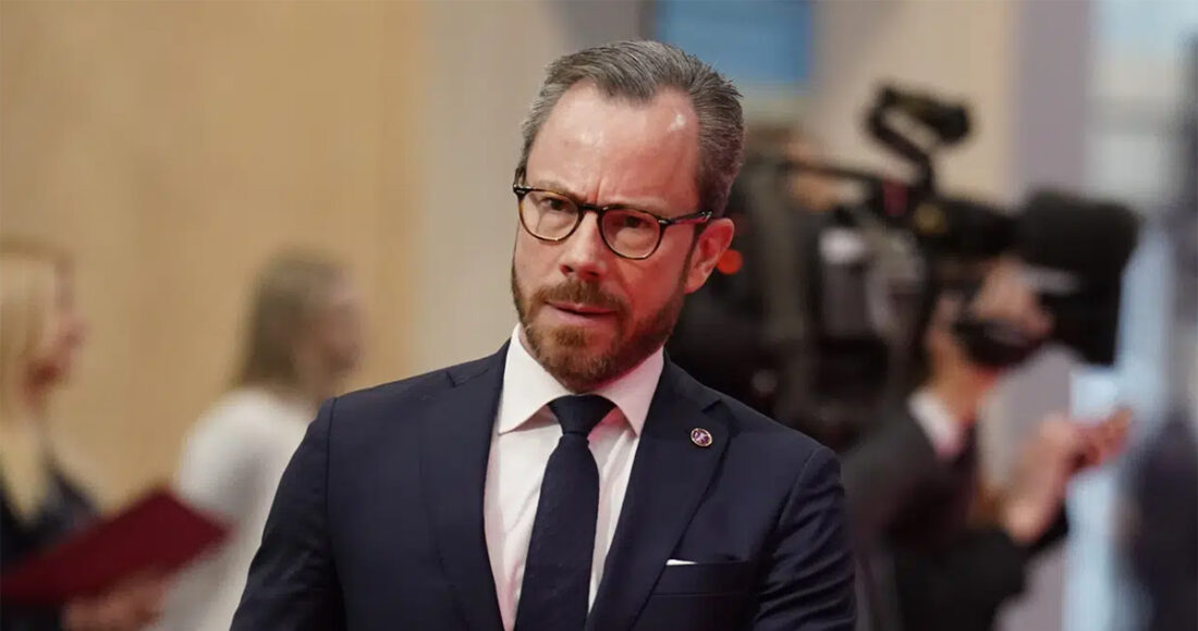 Phó thủ tướng kiêm Bộ trưởng Quốc phòng Đan Mạch tại hội nghị ở Riga, Latvia tháng 12/2022. Ảnh: AP