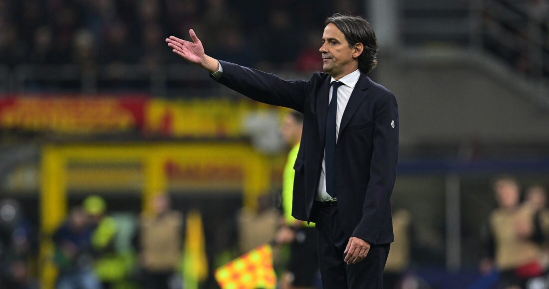 HLV Inzaghi chỉ đạo trong trận Inter thắng Milan 2-0 ngày 10/5. Anh: inter.it