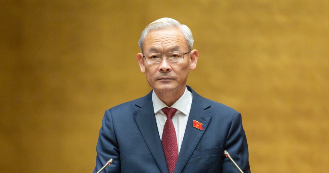 Ông Nguyễn Phú Cường tại kỳ họp thứ 4 Quốc hội khóa 15, ngày 31/20/2022. Ảnh: Phạm Thắng