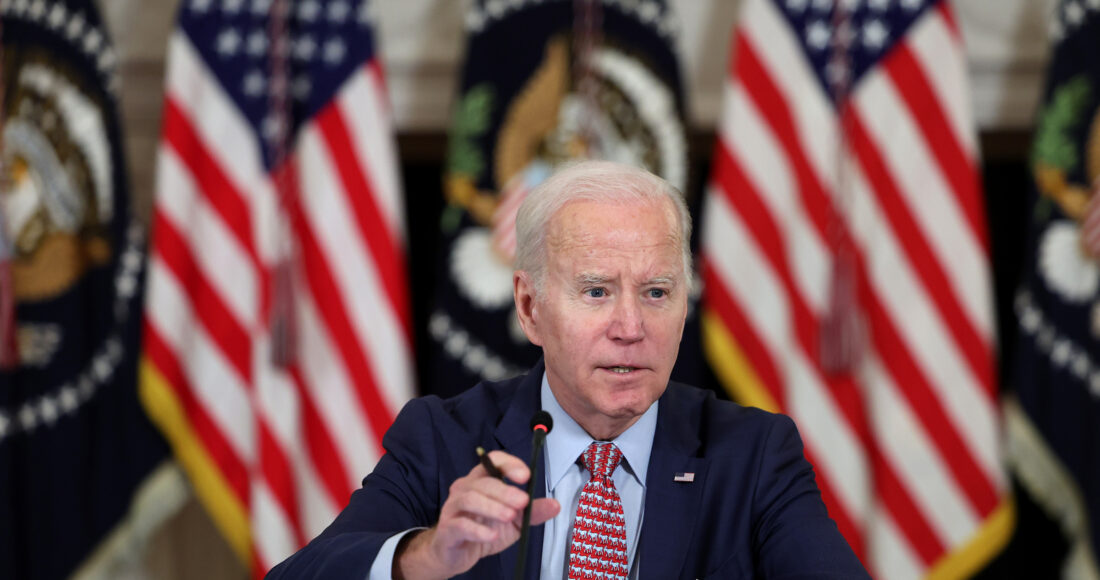 Tổng thống Mỹ Joe Biden tại Nhà Trắng ngày 4/4. Ảnh: AFP