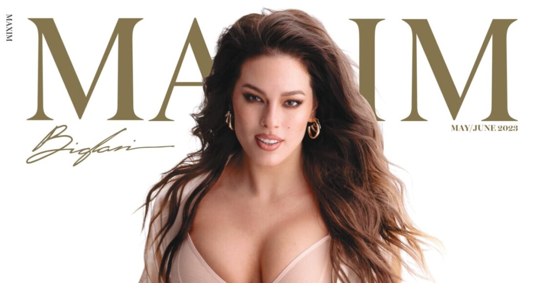 Người mẫu Ashley Graham trên bìa tạp chí Maxim số tháng 5. Ảnh: Maxim