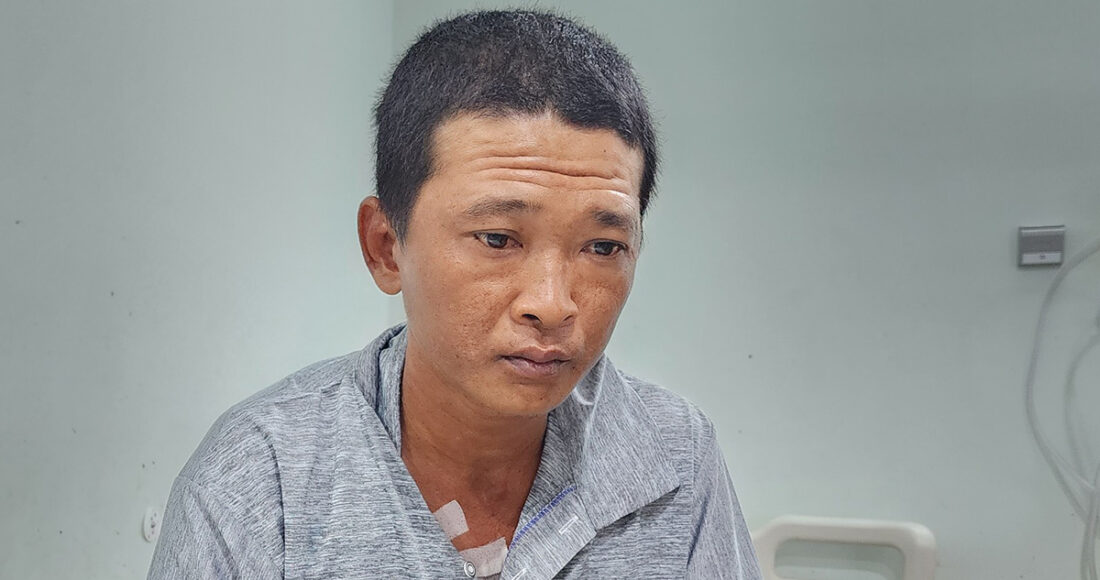 Danh Dương tại bệnh viện, ngày 28/5. Ảnh: Lan Vy