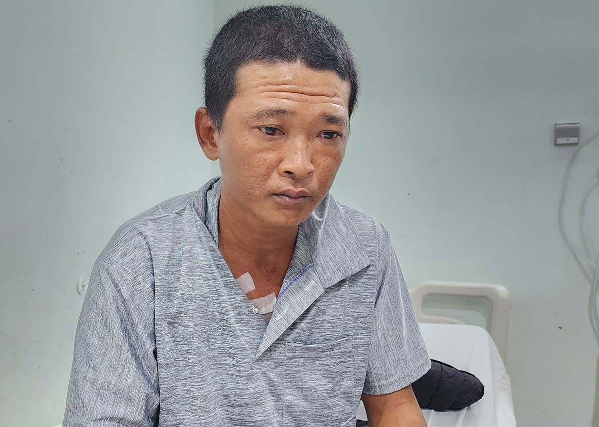 Danh Dương tại bệnh viện, ngày 28/5. Ảnh: Lan Vy