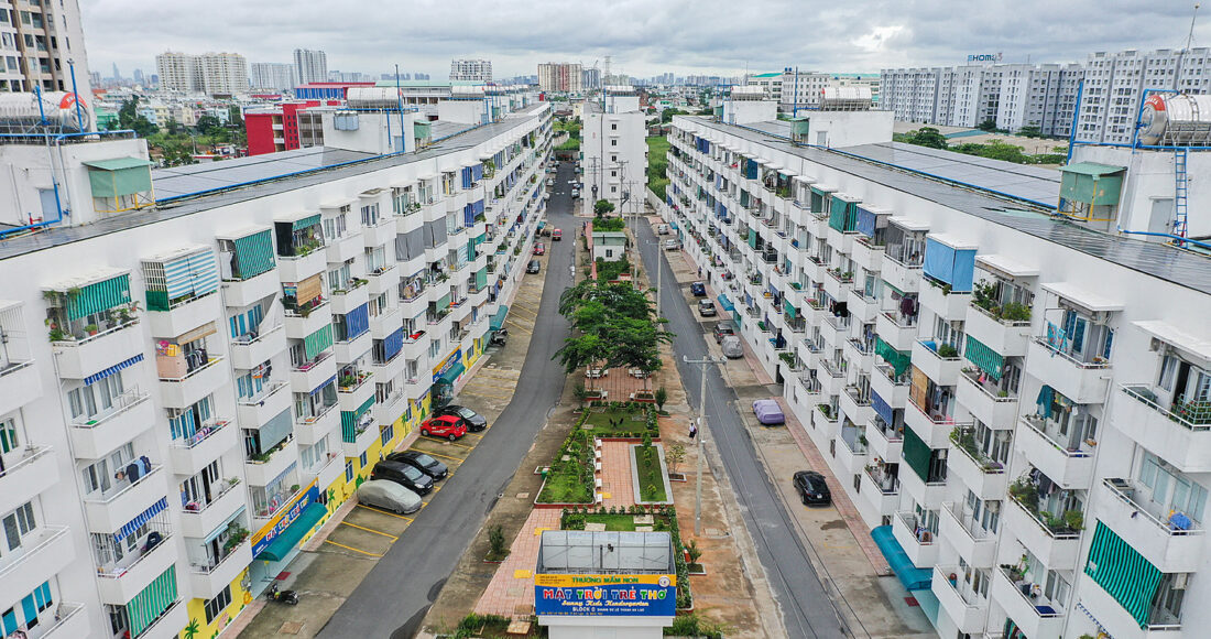 Khu nhà ở xã hội Lê Thành An Lạc, quận Bình Tân, TP HCM. Ảnh: Quỳnh Trần