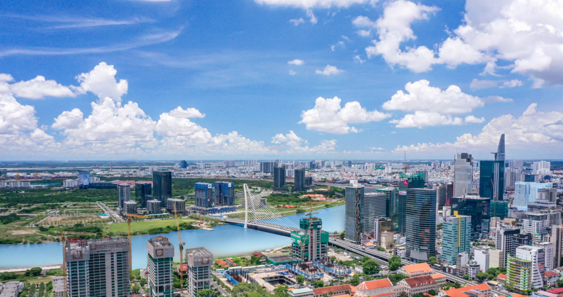 Khu vực trung tâm quận 1, TP HCM quy tụ nhiều tòa nhà văn phòng hạng A. Ảnh: Bee Huy