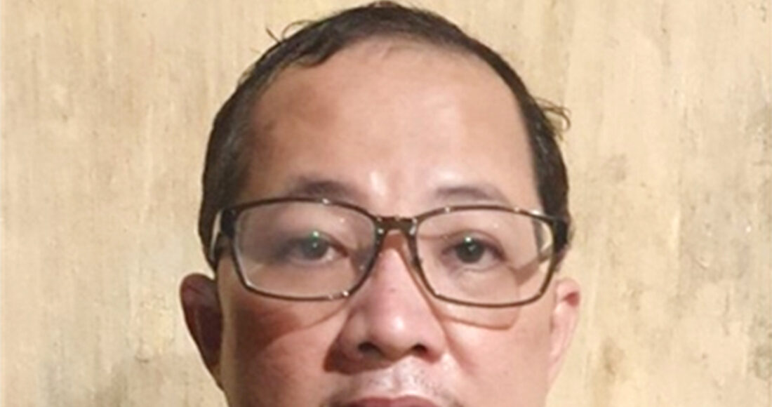 Ông Quân thời điểm bị bắt. Ảnh: Công an cung cấp