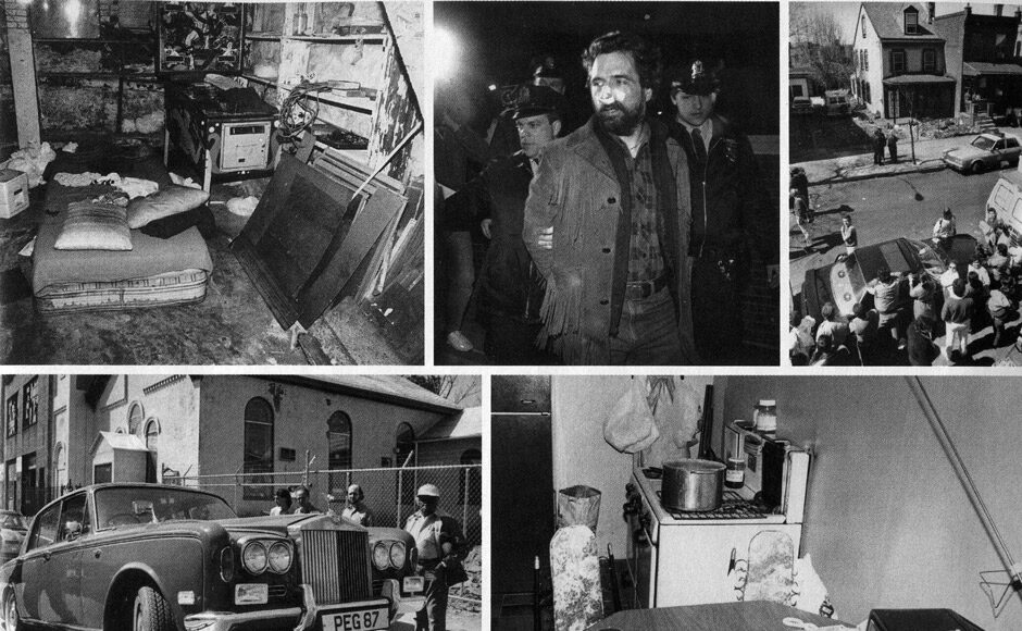 Cảnh sát bắt Gary Heidnik, khám xét ngôi nhà giam cầm các nạn nhân. Ảnh: Philadelphia Magazine