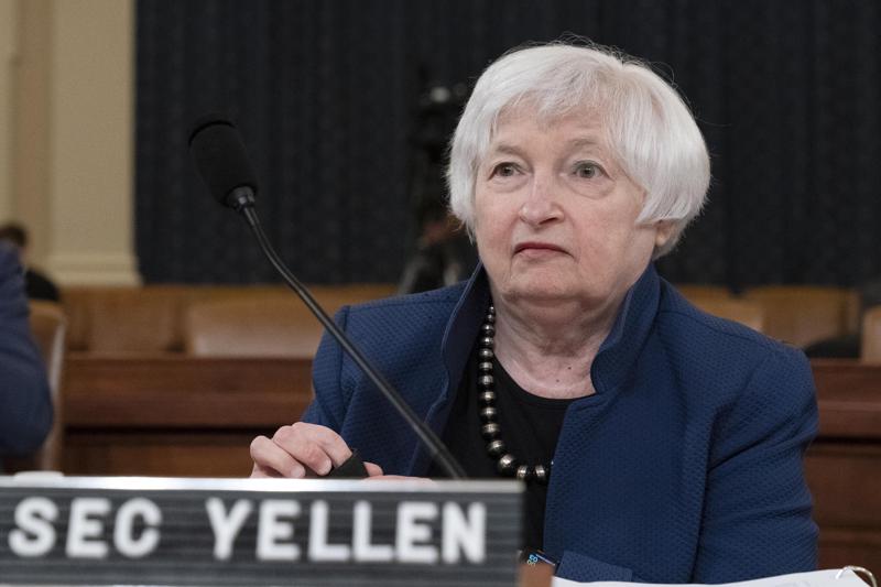 Bộ trưởng Tài chính Mỹ Janet Yellen. Ảnh: AP