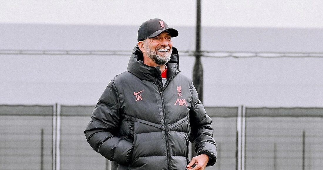 Klopp trên sân tập Liverpool ngày 19/5. Ảnh: Liverpool FC