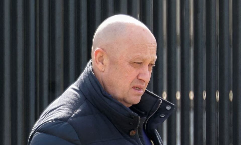 Ông trùm Wagner Yevgeny Prigozhin tại Moskva, Nga ngày 8/4. Ảnh: Reuters