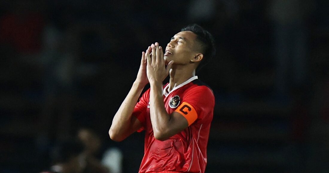Đội trưởng Rizky Ridho của U22 Indonesia. Ảnh: Bola
