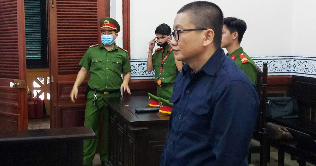 Bị cáo Phương tại tòa hôm nay. Ảnh: Duy Bình