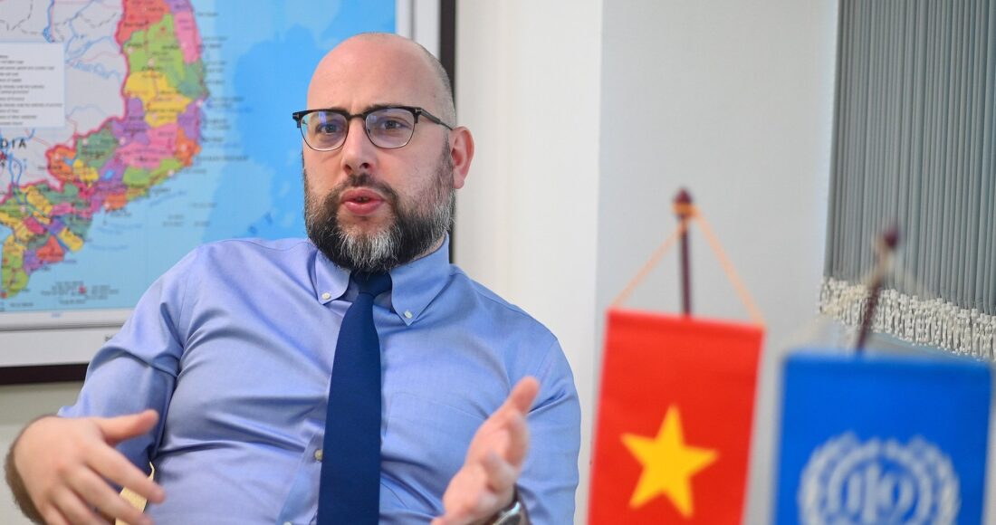 Ông André Gama, Giám đốc Chương trình An sinh xã hội ILO Việt Nam. Ảnh: Giang Huy