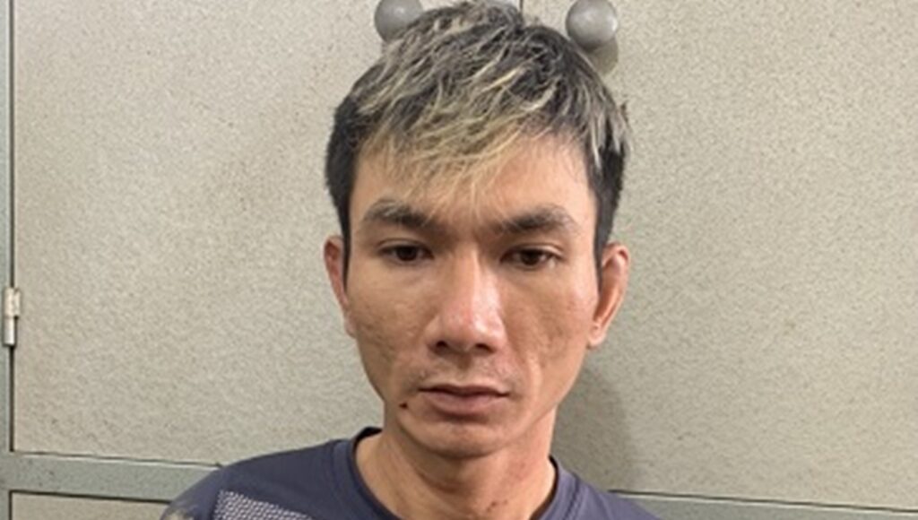 Lương Văn Đạt khi bị bắt. Ảnh: Công an cung cấp