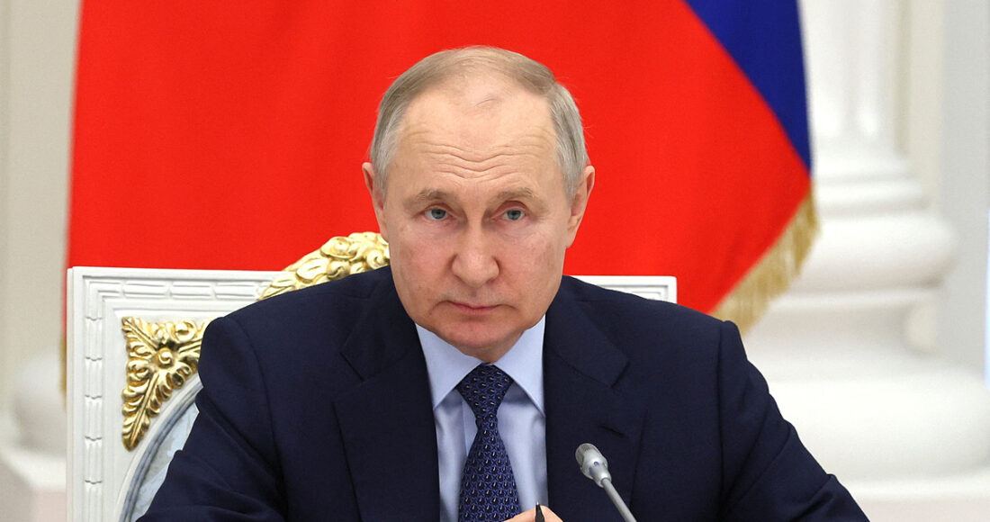 Tổng thống Nga Vladimir Putin tại một cuộc họp ở Điện Kremlin, Moskva ngày 26/5. Ảnh: Reuters