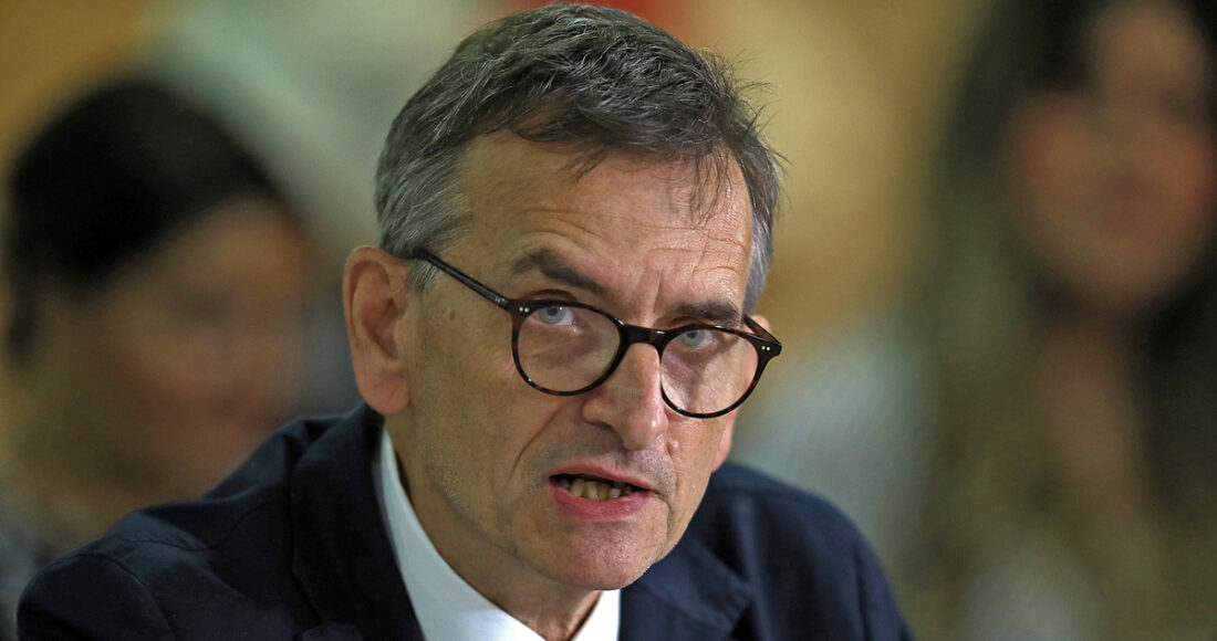 Phái viên Liên Hợp Quốc tại Sudan Volker Perthes dự cuộc họp ở Khartoum tháng 6/2022. Ảnh: AFP