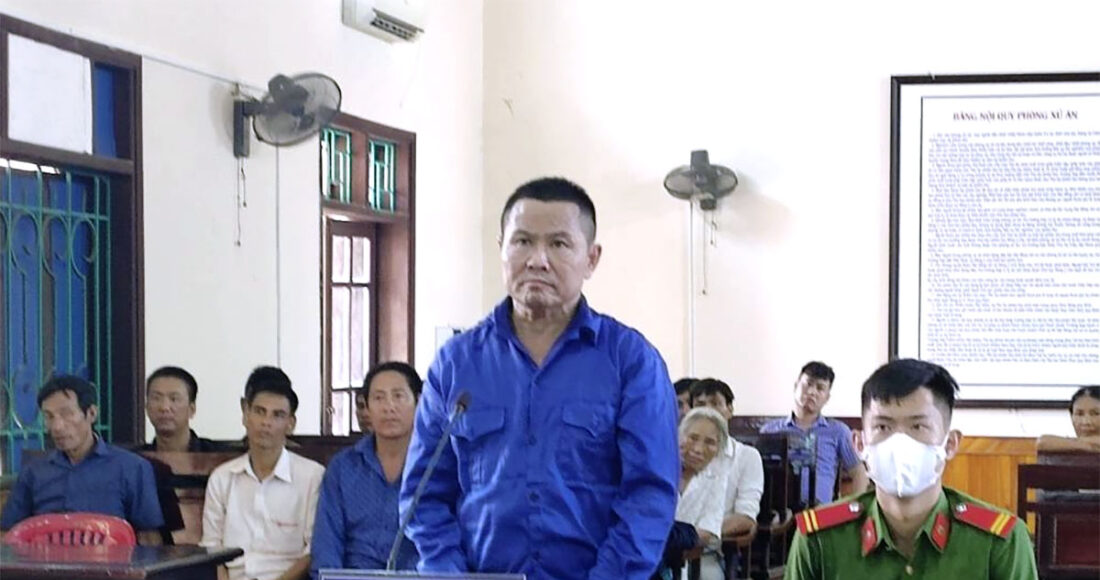 Bị cáo Hải tại tòa. Ảnh: Hùng Lê