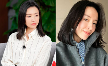 Đổng Khiết thường để mặt mộc hoặc trang điểm phong cách tự nhiên. Ảnh: Dong Jie Studio